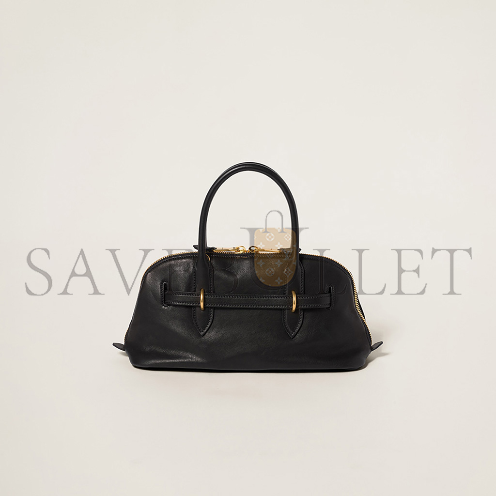 M1v M1v aventure nappa leather top-handle bag 5bb168 (33*17*11cm)